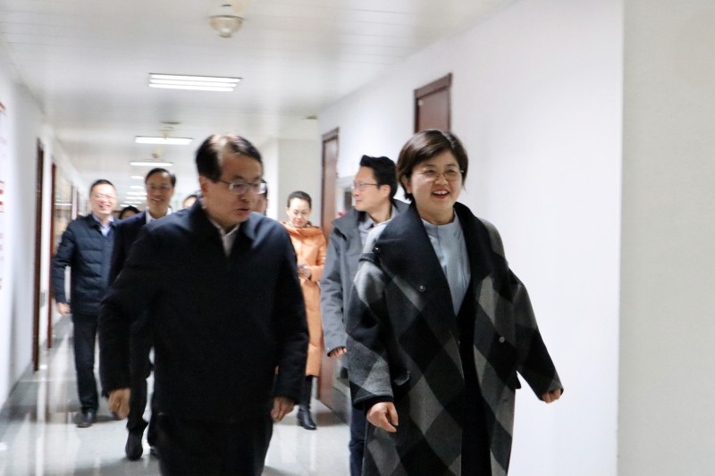 中共市委常委、统战部部长杨芬走访美彩国际市委会